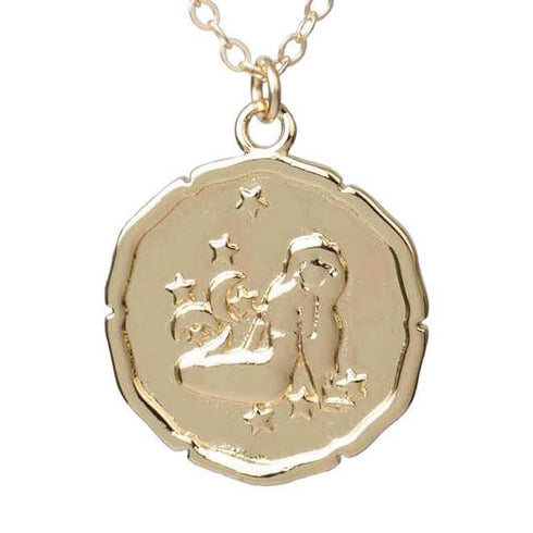 Aquarius Zodiac Necklace